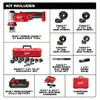 MILWAUKEE 2677-23 Knockout Tool Kit: 18V DC, 4 in Punching Capacity (Steel), For 14 Ga Max. Steel Thick