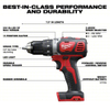 MILWAUKEE 2691-22 Cordless Combination Kit: 18 V Volt, 2 Tools, 1/2 in Drill (Compact, 1,800 RPM), Contractor Bag