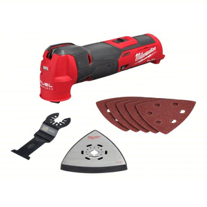 MILWAUKEE 2526-20 Oscillating Multi-Tool: 10,000 to 20,000, 3.9° Oscillation Angle, Accessory Free Tool Change, 12V