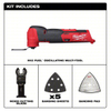 MILWAUKEE 2526-20 Oscillating Multi-Tool: 10,000 to 20,000, 3.9° Oscillation Angle, Accessory Free Tool Change, 12V