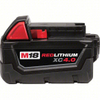 MILWAUKEE 48-11-1840 18-Volt M18 Red Lithium Xc 4.0 Ah Battery Packs
