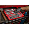 MILWAUKEE 48-22-9010 Socket Wrench Set: 1/2 in Drive Size, 47 Pieces, (26) 6-Point, (18) 6-Point, Chrome