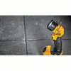 DEWALT DCL040 Cordless Flashlight: 20V MAX, Bare Tool, 110 lm Max., 1 Modes, Hang Hook, Bare Tool