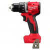 MILWAUKEE 3601-20 Drill/Driver: 18V DC, Compact, 1/2 in Chuck, 1,700 RPM Max., 550 in-lb Max Torque