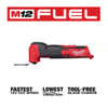 MILWAUKEE 2526-20 Oscillating Multi-Tool: 10,000 to 20,000, 3.9° Oscillation Angle, Accessory Free Tool Change, 12V