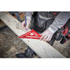 MILWAUKEE MLSQ070 TOOL & EQUIPMENT Rafter Square: 1 1/8 in Center-to-Edge Heel Wd, 1/8 in, Top, Aluminum