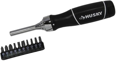 HUSKY 236360100 Ratcheting Screwdriver Set (10-Piece)