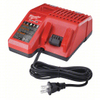 Battery Charger: Milwaukee, Multi-Port Simultaneous Charging, For 12V/18V, Li-ion, Std, 120V