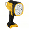 DEWALT Cordless Flashlight: 20V MAX, Bare Tool, 1,500 lm Max., 2 Modes, Hang Hook, Bare Tool