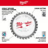  MILWAUKEE 48-40-4070 Circular Saw Blade: 5 3/8 in Blade Dia., 30 Teeth, 0.06 in Cut Wd, 20 mm Arbor Size