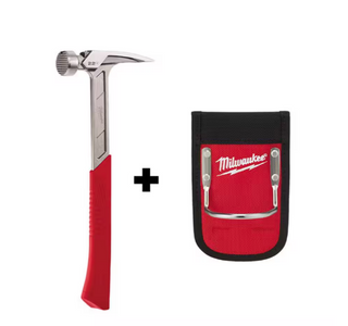 MILWAUKEE 48-22-9022-48-22-8149 22 Oz. Milled Face Framing Hammer with Hammer Loop