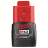 MILWAUKEE 48-11-2401 Battery: Milwaukee®, M12™ REDLITHIUM™, Li-ion, 1 Batteries Included, 1.5 Ah, CP, (1) Battery