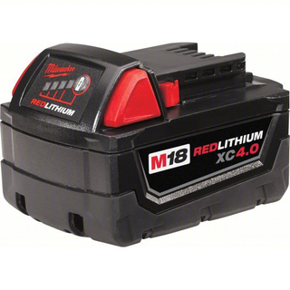 MILWAUKEE 48-11-1840 18-Volt M18 Red Lithium Xc 4.0 Ah Battery Packs