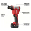 MILWAUKEE 2676-22 Knockout Tool Kit: 18V DC, 6 in Punching Capacity (Steel), For 12 ga Max. Steel Thick