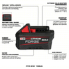 MILWAUKEE 48-11-1861 Battery Pack: Milwaukee®, M18™ REDLITHIUM™, Li-ion, 1 Batteries Included, 6 Ah, FORGE™ XC6.0