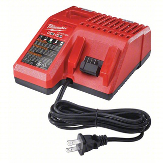 MILWAUKEE 48-59-1812 Battery Charger: Milwaukee, Multi-Port Simultaneous Charging, For 12V/18V, Li-ion, Std, 120V