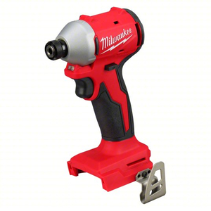 MILWAUKEE 3650-20 M18 18V Lithium-Ion Brushless Cordless 1/4 in. Compact Impact Driver (Tool Only), Red