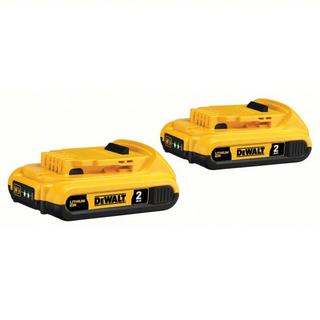 DEWALT DCB203-2 Battery: DEWALT®, 20V MAX, Li-ion, 2 Batteries Included, 2 Ah, 20V MAX, (2) Batteries, 20 V, 2 PK