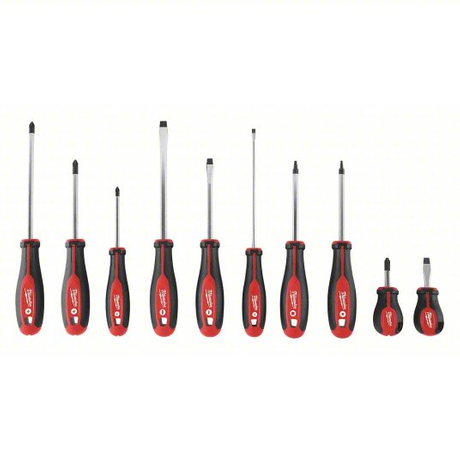 MILWAUKEE 48-22-2710 Combination Screwdriver Set (10-Piece)