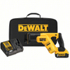DEWALT DCS387P1 Reciprocating Saw Kit: 1 1/8 in Stroke Lg, 2,900 Max. Strokes per Minute, Straight, Compact Tool
