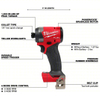 Impact Driver: 2,000 in-lb Max. Torque, 3,900 RPM Free Speed, 4,400 Impacts per Minute, Bare Tool