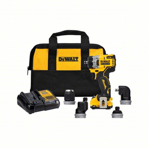 DEWALT DCD703F1 Cordless Drill: 12V DC, Compact, 3/8 in Chuck, 1,500 RPM Max., Brushless Motor, (1) 2.0 Ah