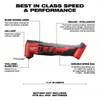 MILWAUKEE 2626-20 Oscillating Tool: 11,000 to 18,000, 3.2° Oscillation Angle, Accessory Free Tool Change, 18V