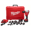 MILWAUKEE 2676-22 Knockout Tool Kit: 18V DC, 6 in Punching Capacity (Steel), For 12 ga Max. Steel Thick