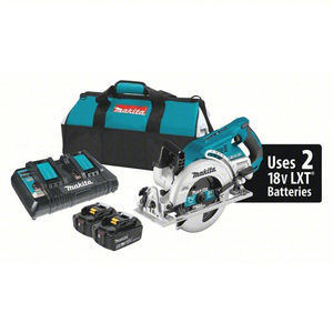 MAKITA XSR01PT Circular Saw: 7 1/4 in Blade Dia., Left, 2 9/16 in Max. Cutting Dp @ 0 Deg., 0° Bevel Angle - Min