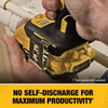 Battery: DEWALT®, 20V MAX, Li-ion, 2 Batteries Included, 2 Ah, 20V MAX, (2) Batteries, 20 V, 2 PK